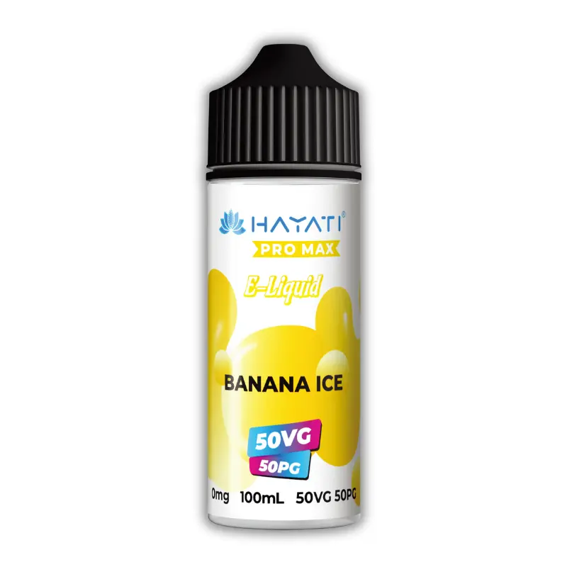 Banana Ice Hayati Pro Max 50/50 Shortfill E-Liquid
