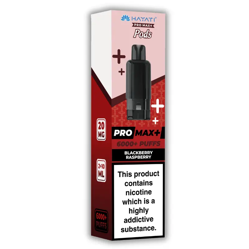 Blackberry Raspberry Hayati Pro Max Plus Pods