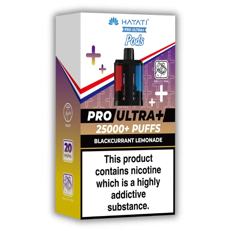 Blackcurrant Lemonade Hayati Pro Ultra Plus 25K Pods