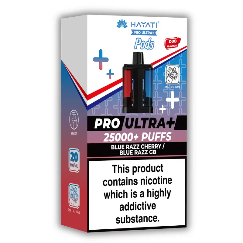 Blue Razz Cherry/Blue Razz GB Hayati Pro Ultra Plus 25K Pods