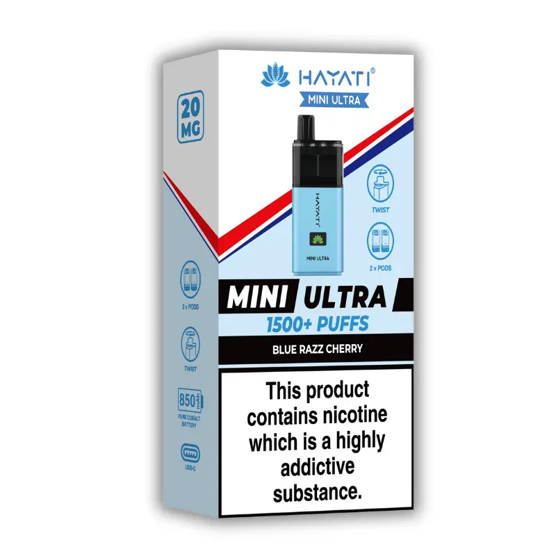 Blue Razz Cherry Hayati Mini Ultra Pod Kit