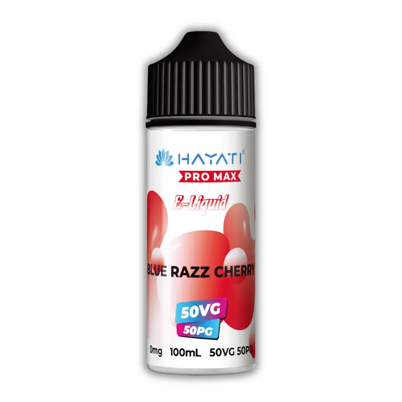 Blue Razz Cherry Hayati Pro Max 50/50 Shortfill E-Liquid