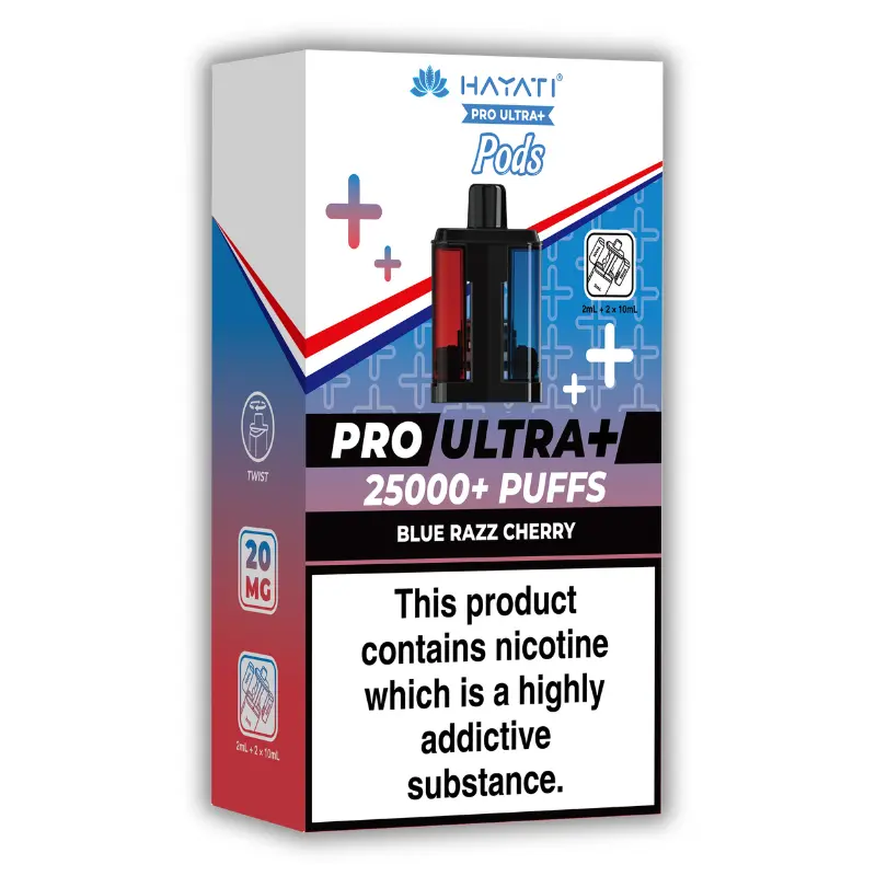 Blue Razz Cherry Hayati Pro Ultra Plus Pods
