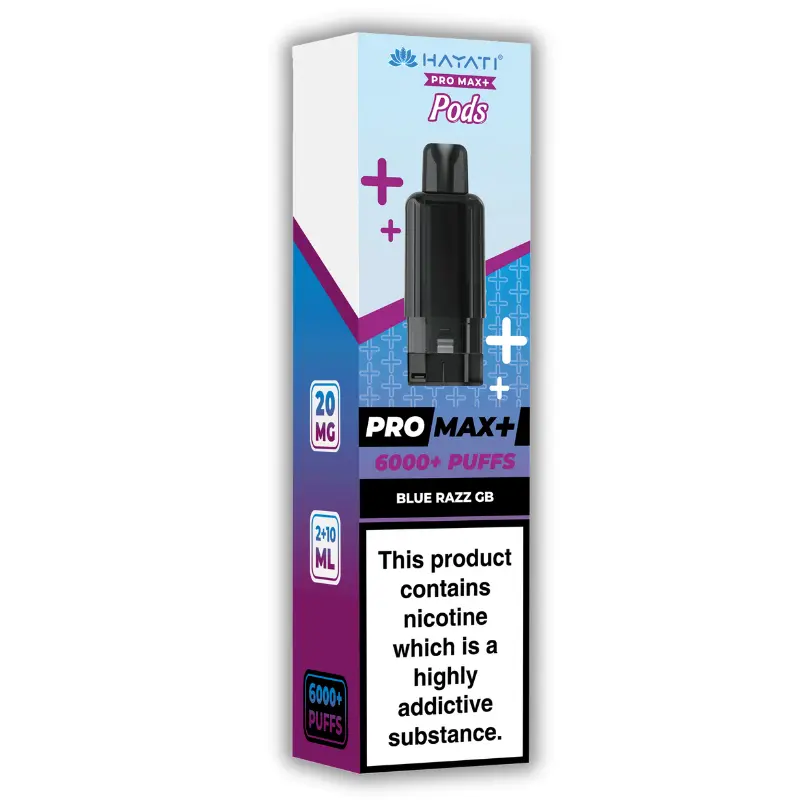 Blue Razz GB Hayati Pro Max Plus Pods