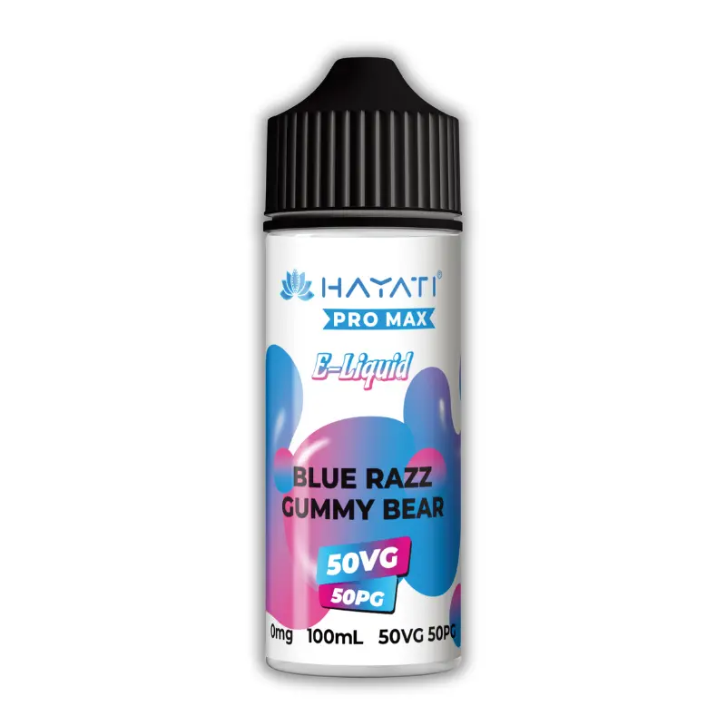 Blue Razz Gummy Bear Hayati Pro Max 50/50 Shortfill E-Liquid