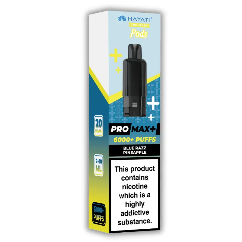 Blue Razz Pineapple Hayati Pro Max Plus Pods