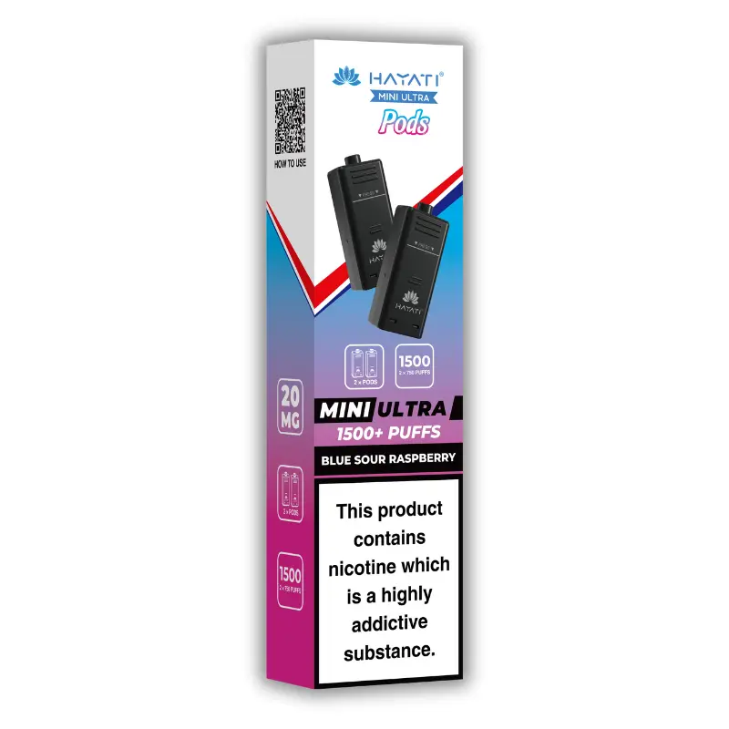Blue Sour Raspberry Hayati Mini Ultra Pods