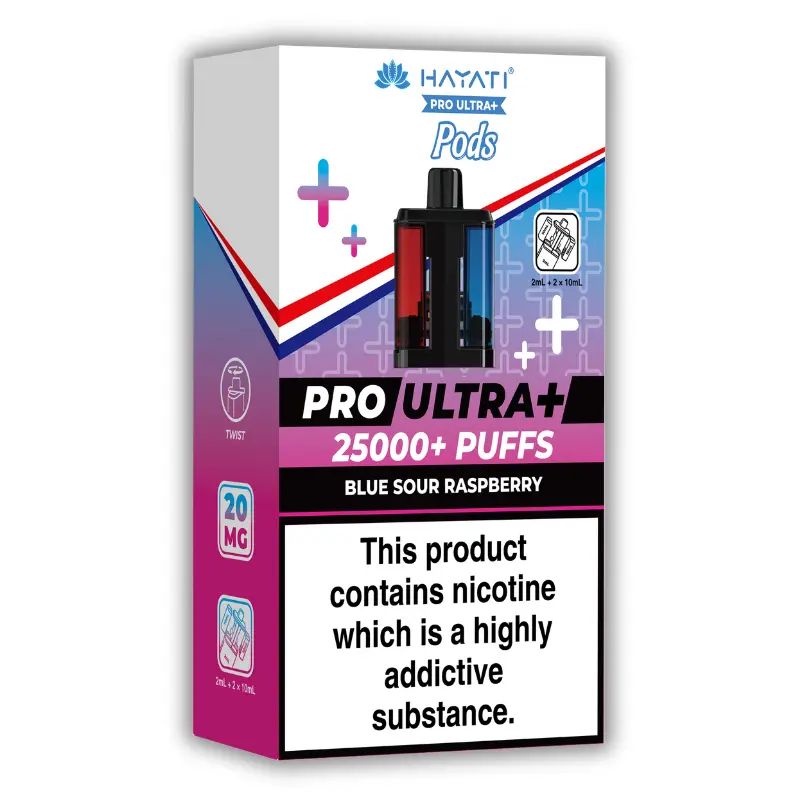 Blue Sour Raspberry Hayati Pro Ultra Plus Pods