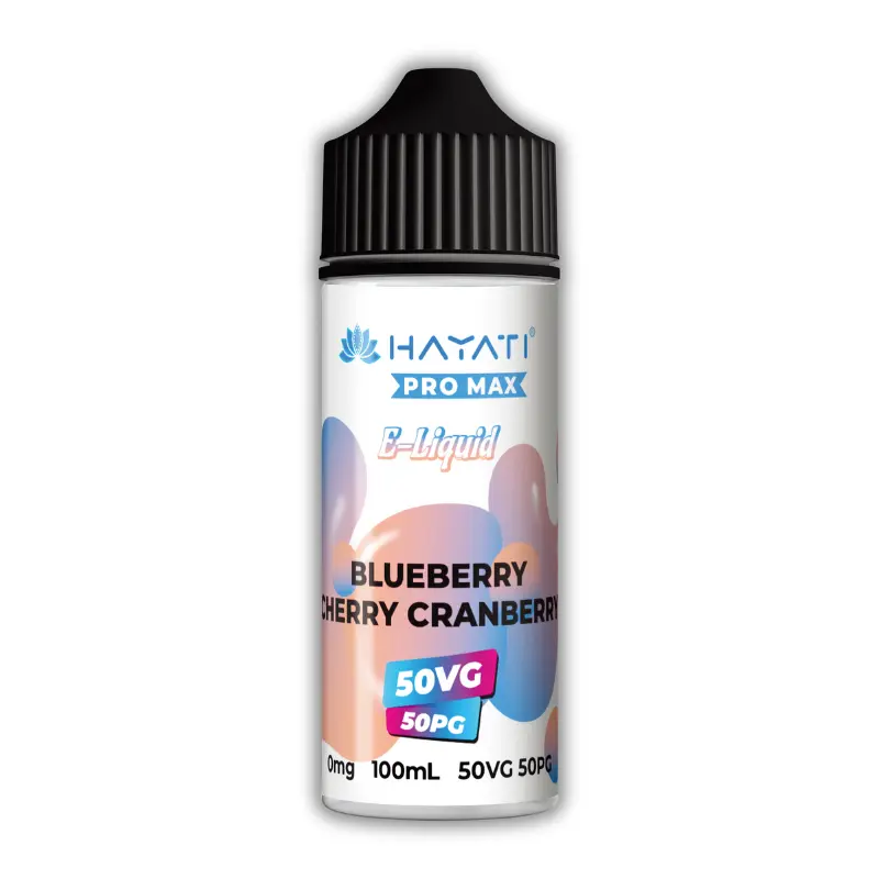 Blueberry Cherry Cranberry Hayati Pro Max 50/50 Shortfill E-Liquid