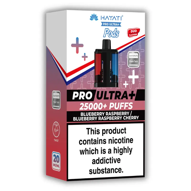 Blueberry Raspberry / Blueberry Raspberry Cherry Hayati Pro Ultra Plus 25K Pods