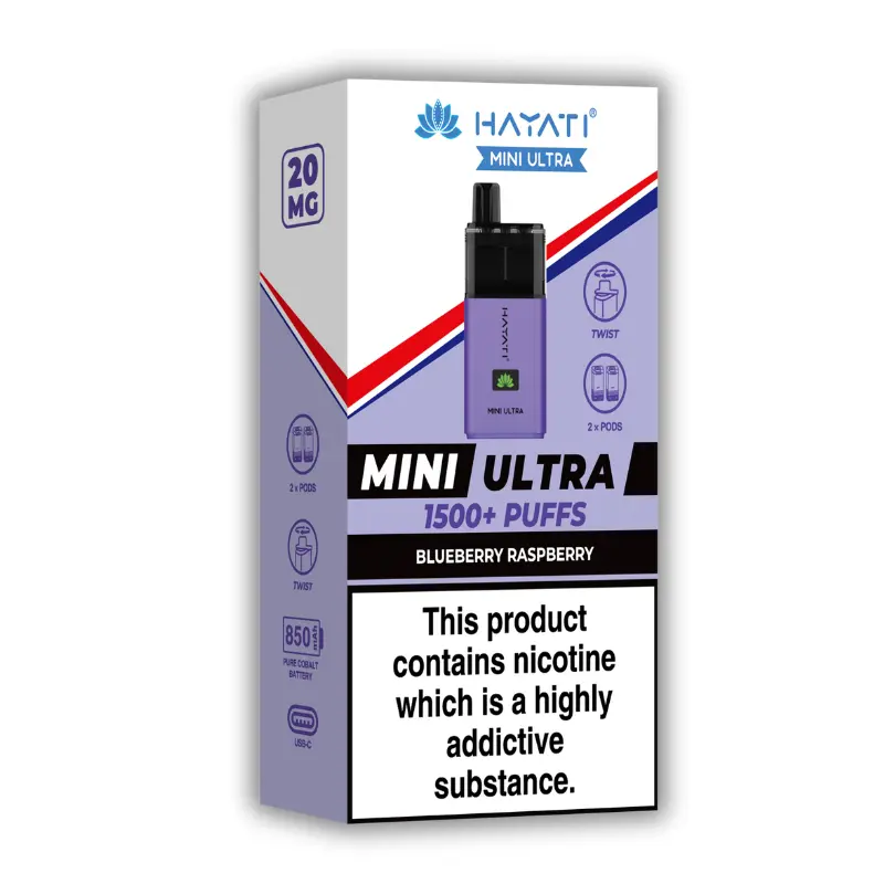 Blueberry Raspberry Hayati Mini Ultra Pod Kit