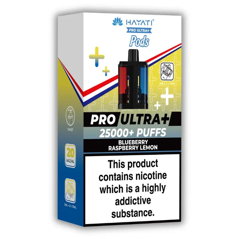 Blueberry Raspberry Lemon Hayati Pro Ultra Plus 25K Pods