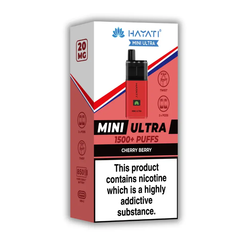 Cherry Berry Hayati Mini Ultra Pod Kit