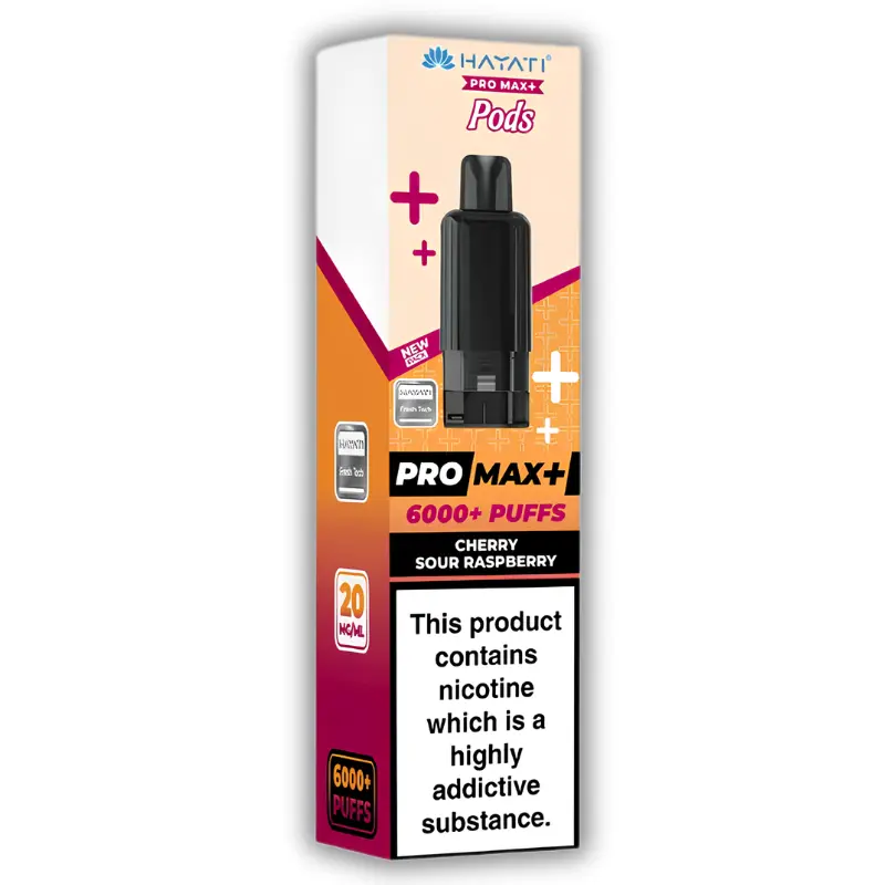 Cherry Sour Raspberry Hayati Pro Max Plus Pods