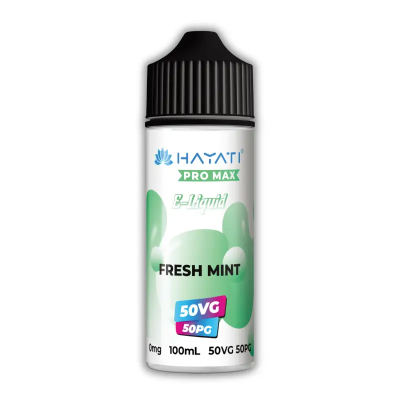 Fresh Mint Hayati Pro Max 50/50 Shortfill E-Liquid