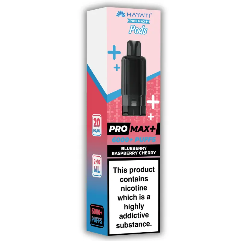 Blueberry Raspberry Cherry Hayati Pro Max Plus Pods