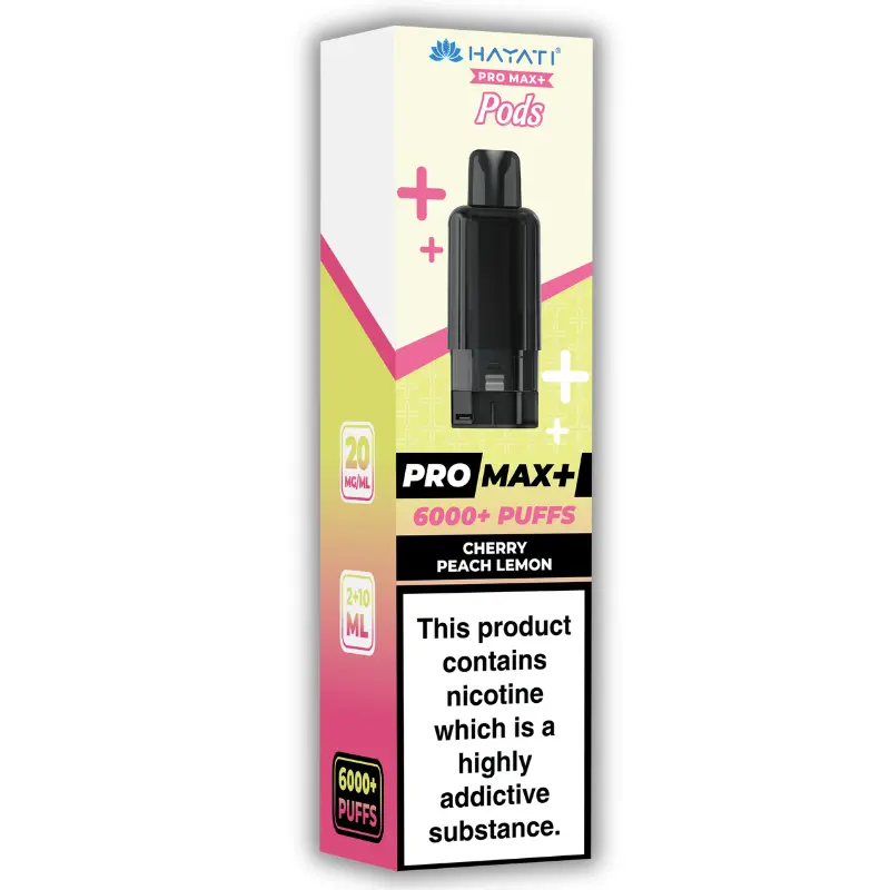 Cherry Peach Lemon Hayati Pro Max Plus Pods