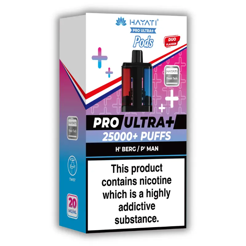H’Berg / P’Man Hayati Pro Ultra Plus 25K Pods