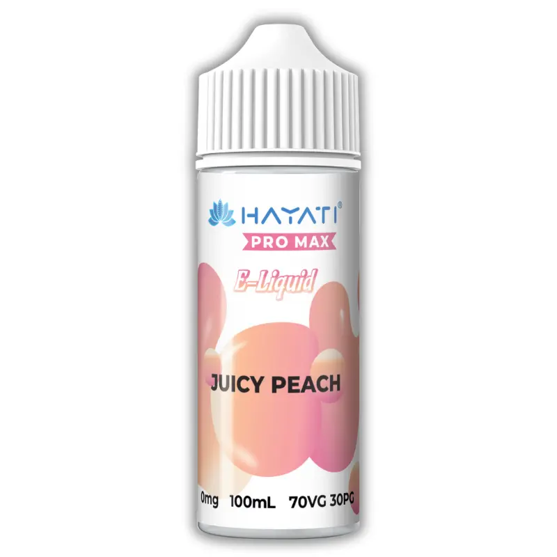 Juicy Peach Hayati Pro Max 70/30 E-Liquid