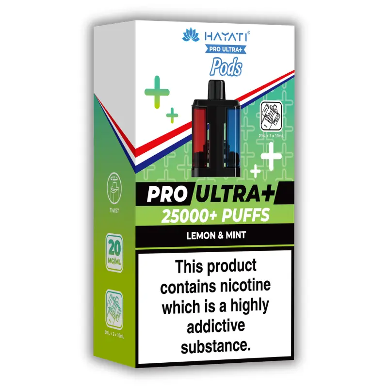 Lemon & Mint Hayati Pro Ultra Plus 25K Pods
