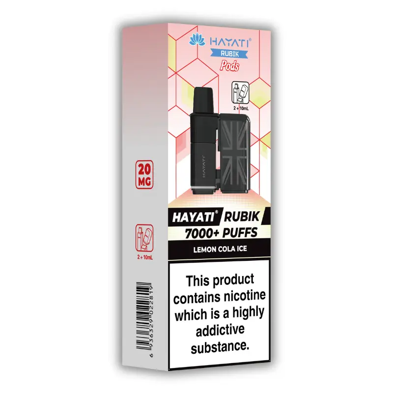 Lemon Cola Ice Hayati Rubik Pods