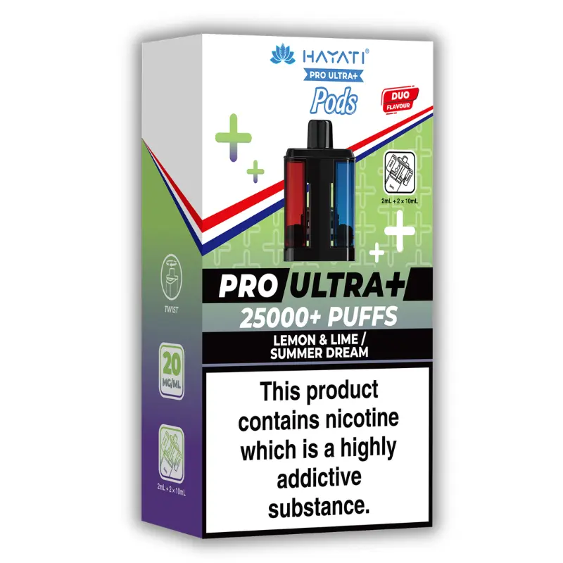Lemon & Lime/Summer Dream Hayati Pro Ultra Plus 25K Pods