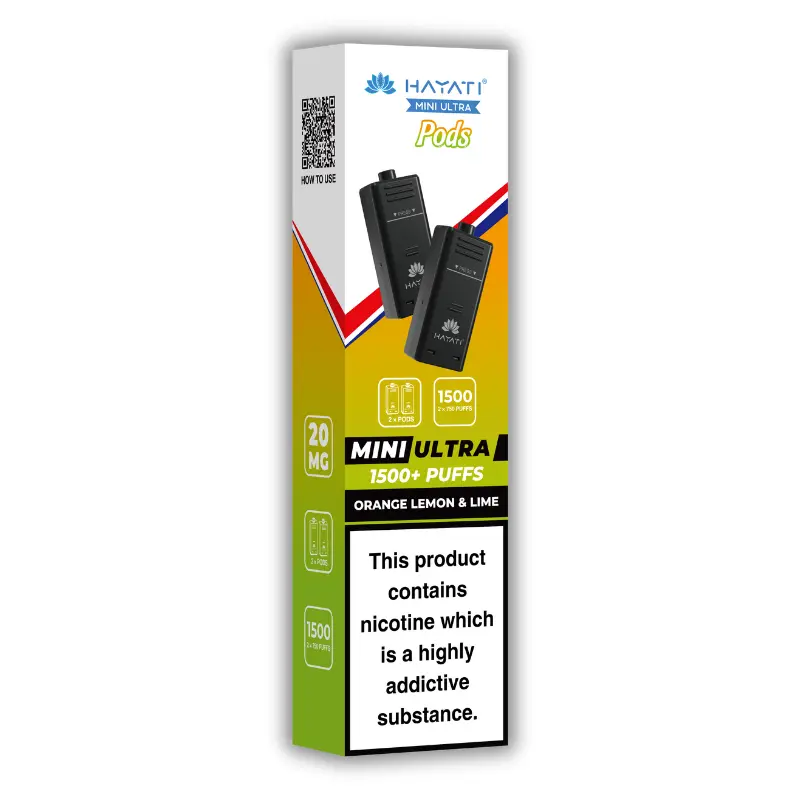 Orange Lemon Lime Hayati Mini Ultra Pods