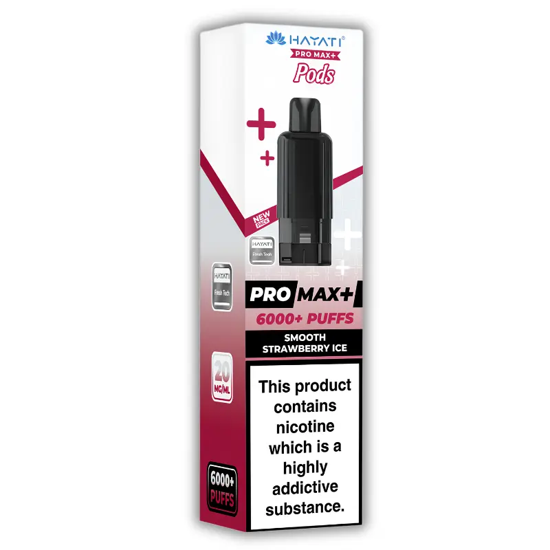 Smooth Strawberry Ice Hayati Pro Max Plus Pods