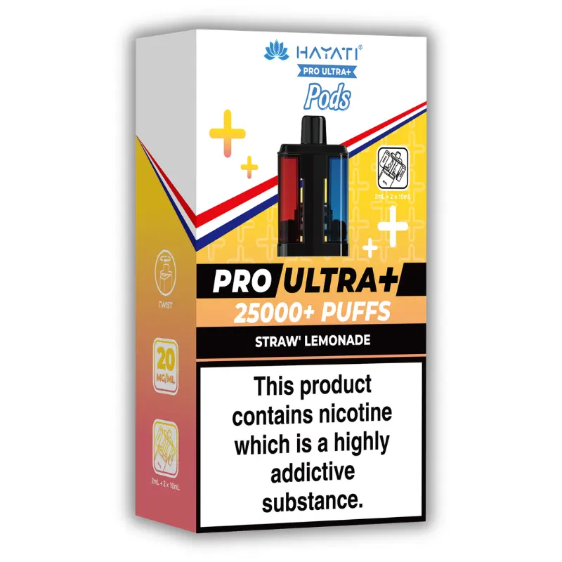 Straw’ Lemonade Hayati Pro Ultra Plus 25K Pods
