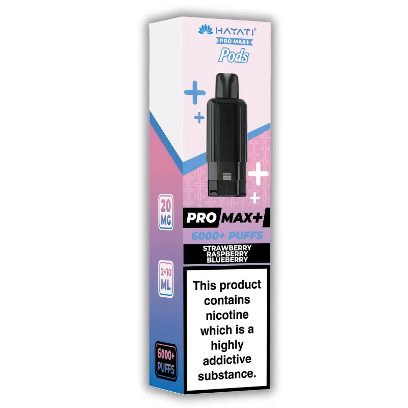 Strawberry Raspberry Blueberry Hayati Pro Max Plus Pods