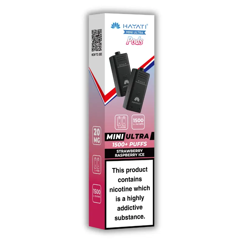 Strawberry Raspberry Ice Hayati Mini Ultra Pods