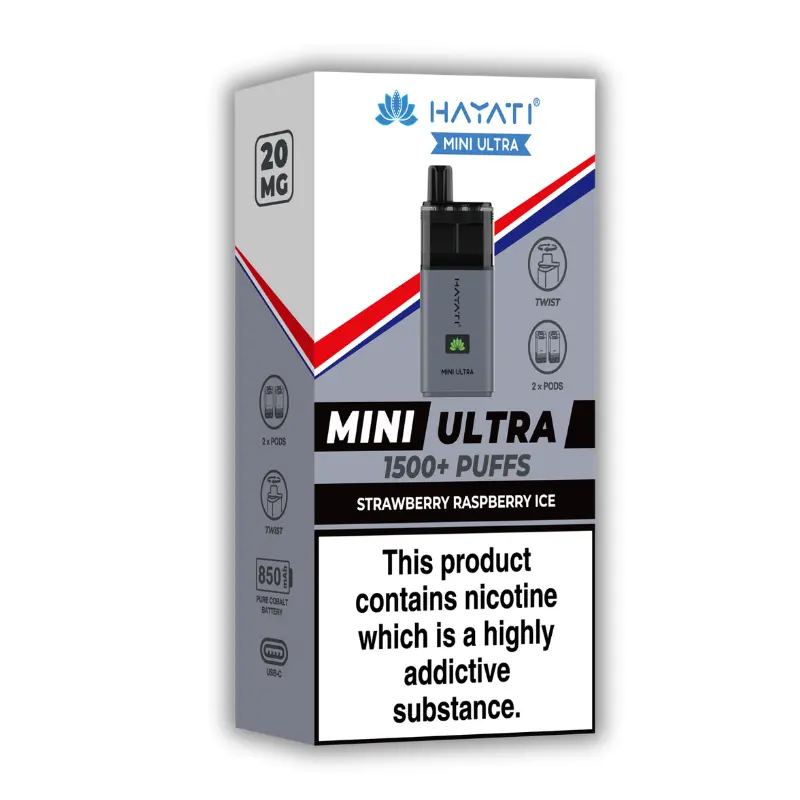 Strawberry Raspberry Ice Hayati Mini Ultra Pod Kit