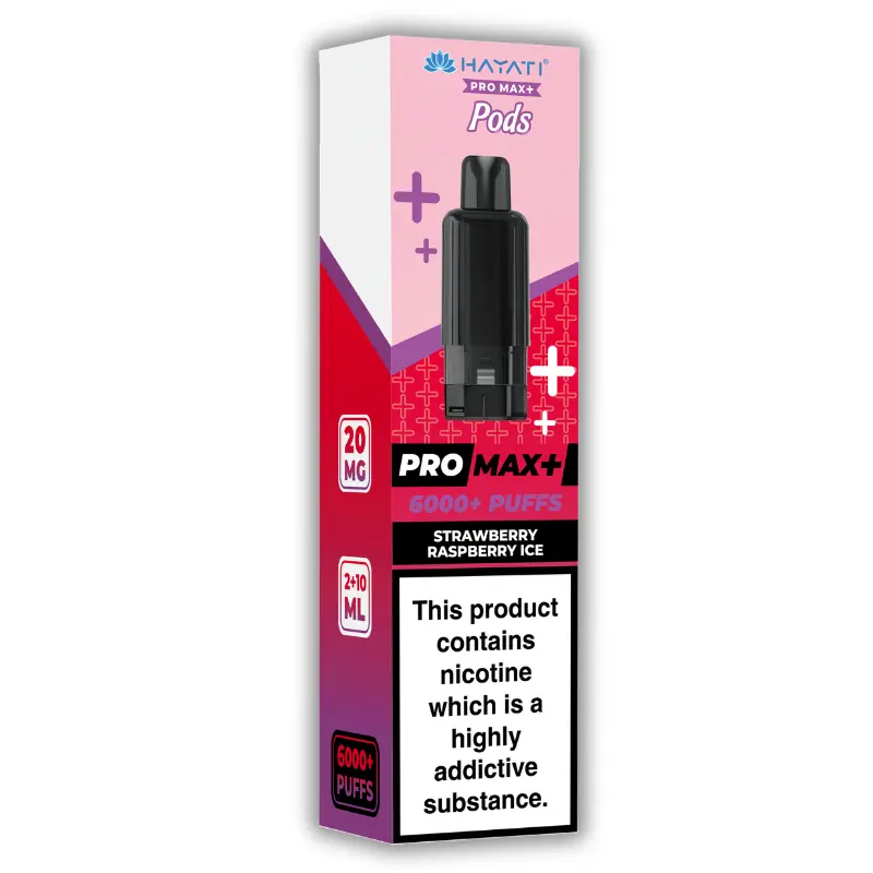 Strawberry Raspberry Ice Hayati Pro Max Plus Pods