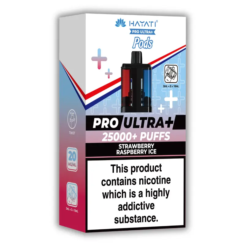 Strawberry Raspberry Ice Hayati Pro Ultra Plus 25K Pods