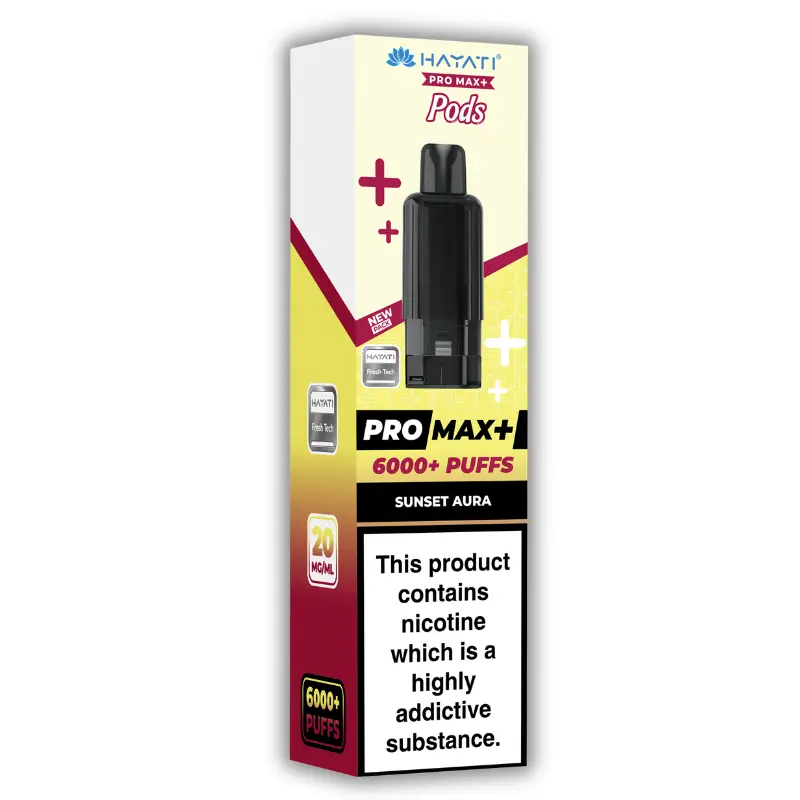Sunset Aura Hayati Pro Max Plus Pods